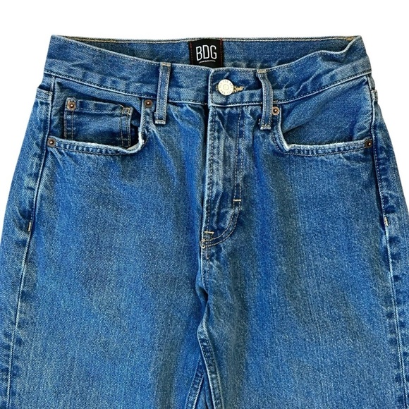 BDG Urban Outfitter Blue Denim Bootcut Jean 26, Button/Zipper - Picture 2 of 11